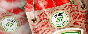 Heinz ketchup designed by Depot WPF
