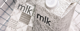 Packaging News: Russian design firm creates monochrome milk packs