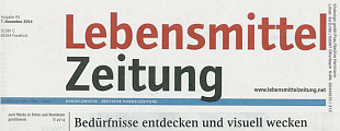 Lebensmittel zeitung: Identifying needs and stimulating interest visually Lebensmittel zeitung: Identifying needs and stimulating interest visually