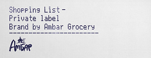 The Dieline: Shopping list by Depot WPF