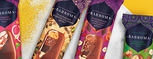 Bahroma Ice Cream's Packaging Captures the Colorful Spirit of Asia
