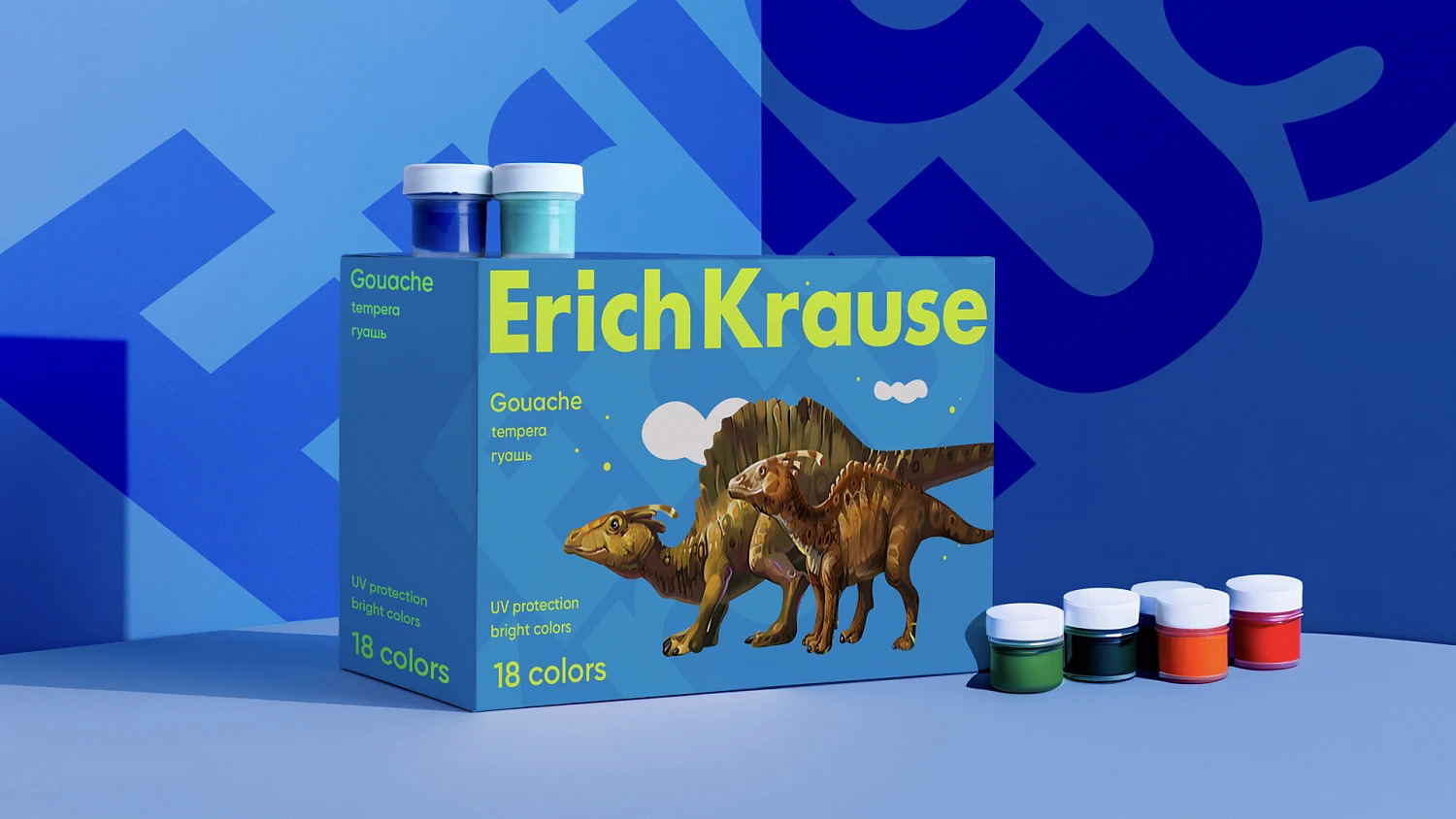 Erich Krause: rebranding and design system for an office stationery and craft supplies brand - Портфолио Depot