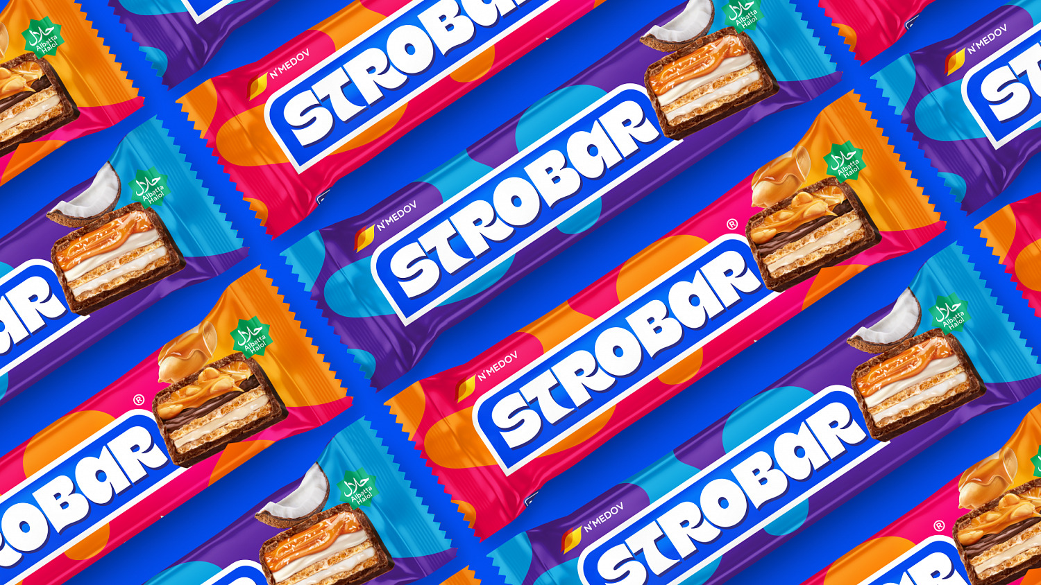 Strobar: packaging redesign for N'Medov chocolate bars (Uzbekistan) - Портфолио Depot