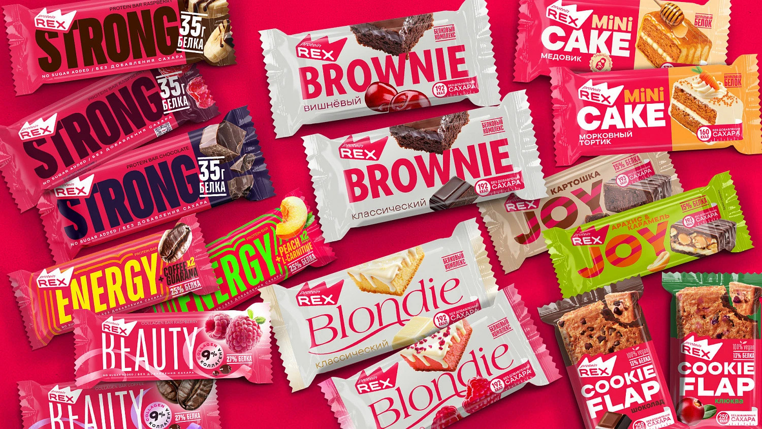 ProteinREX: a rebranding to level up functional dessert brand visibility - Портфолио Depot