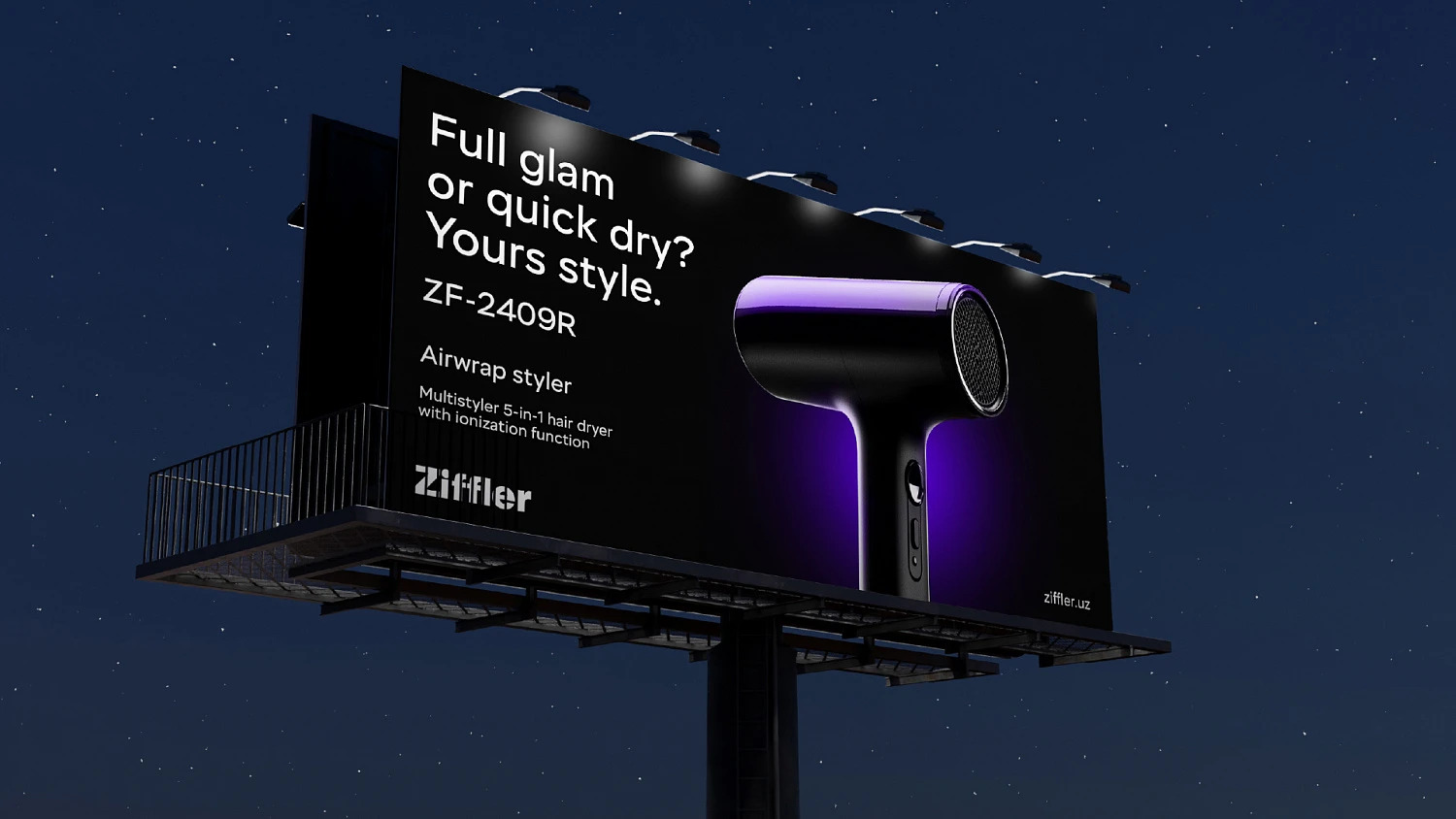 Ziffler: identity for a home appliance and electronics producer (Uzbekistan) - Портфолио Depot
