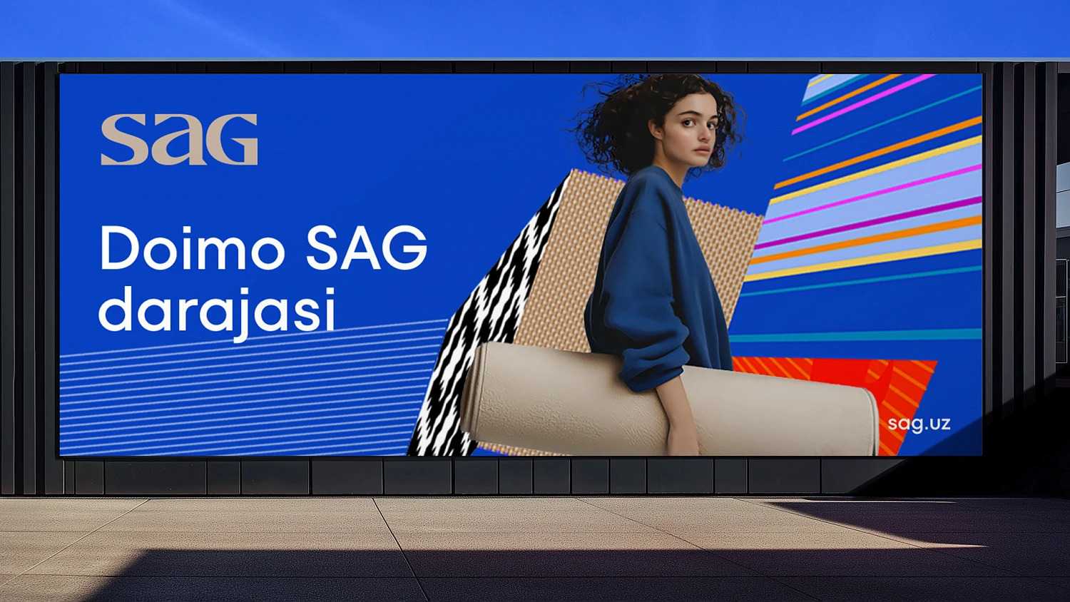 SAG: a rebranding for a leading global rug producer - Портфолио Depot