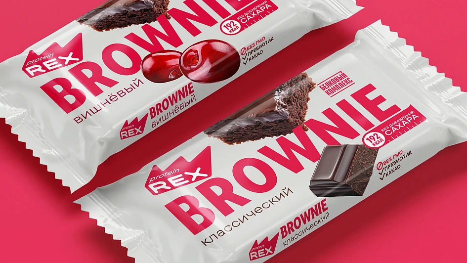 ProteinREX: a rebranding to level up functional dessert brand visibility - Портфолио Depot