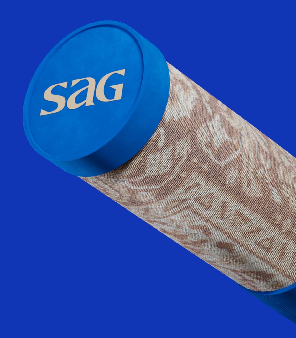 SAG: a rebranding for a leading global rug producer - Портфолио Depot