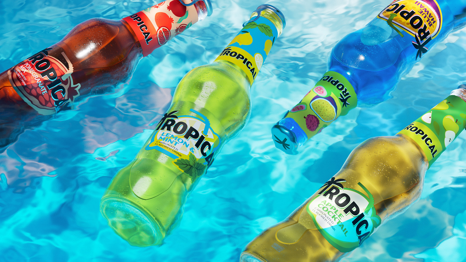 Tropical: new Iraqi lemonade brand design - Портфолио Depot