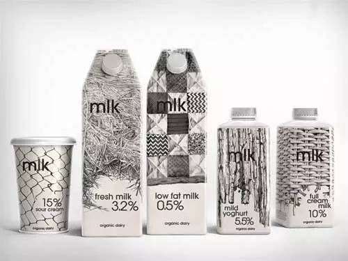 32 Delicious Milk Packaging Design Ideas