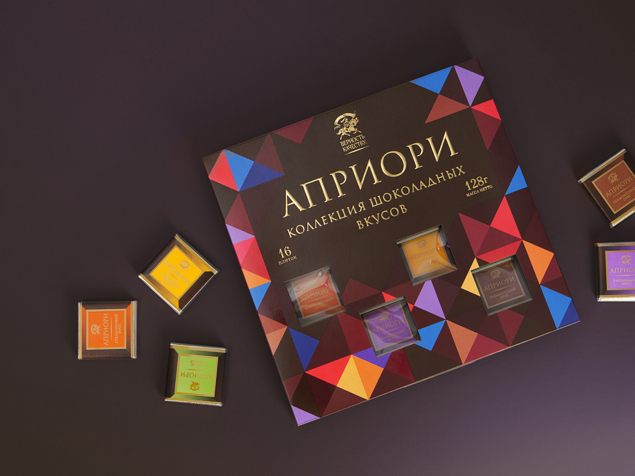 Apriori chocolate tastes collection for "Vernost Kachestvu" 