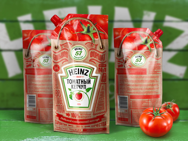 Heinz ketchup designed by Depot WPF