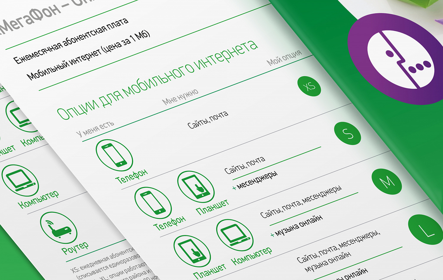 MegaFon - Портфолио Depot