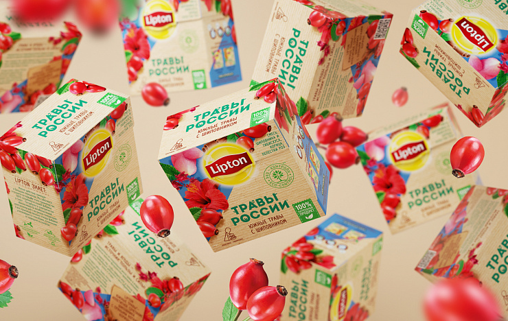 Lipton Russian Herbs - Портфолио Depot