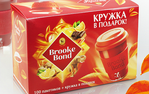 Brooke Bond with a Mug