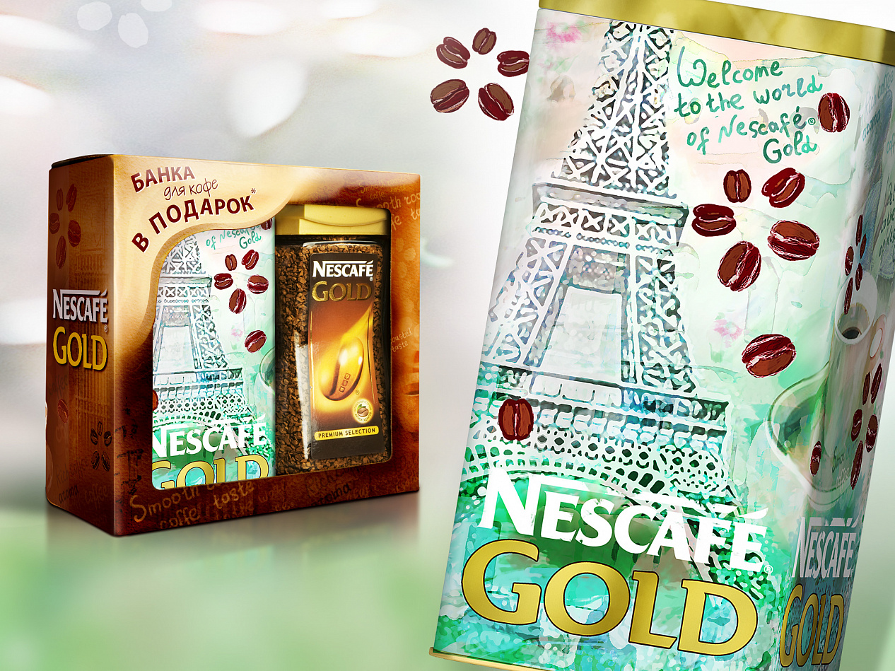 Nescafé Gold Tins '13 - Портфолио Depot