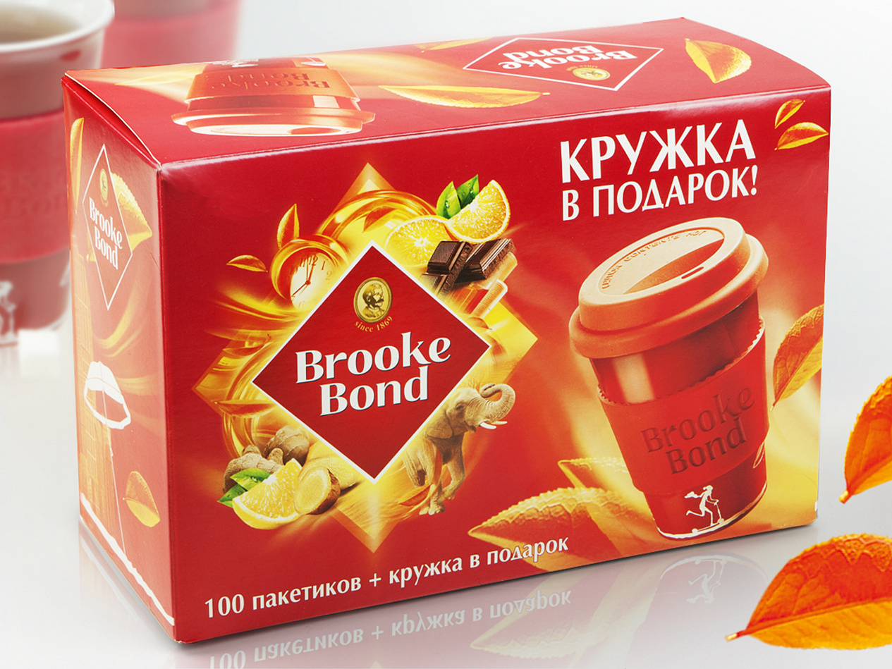 Brooke Bond with a Mug - Портфолио Depot