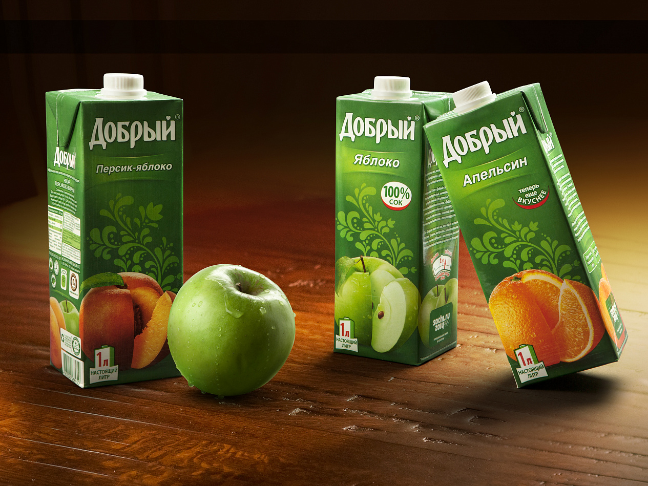 Dobry Juice - Портфолио Depot