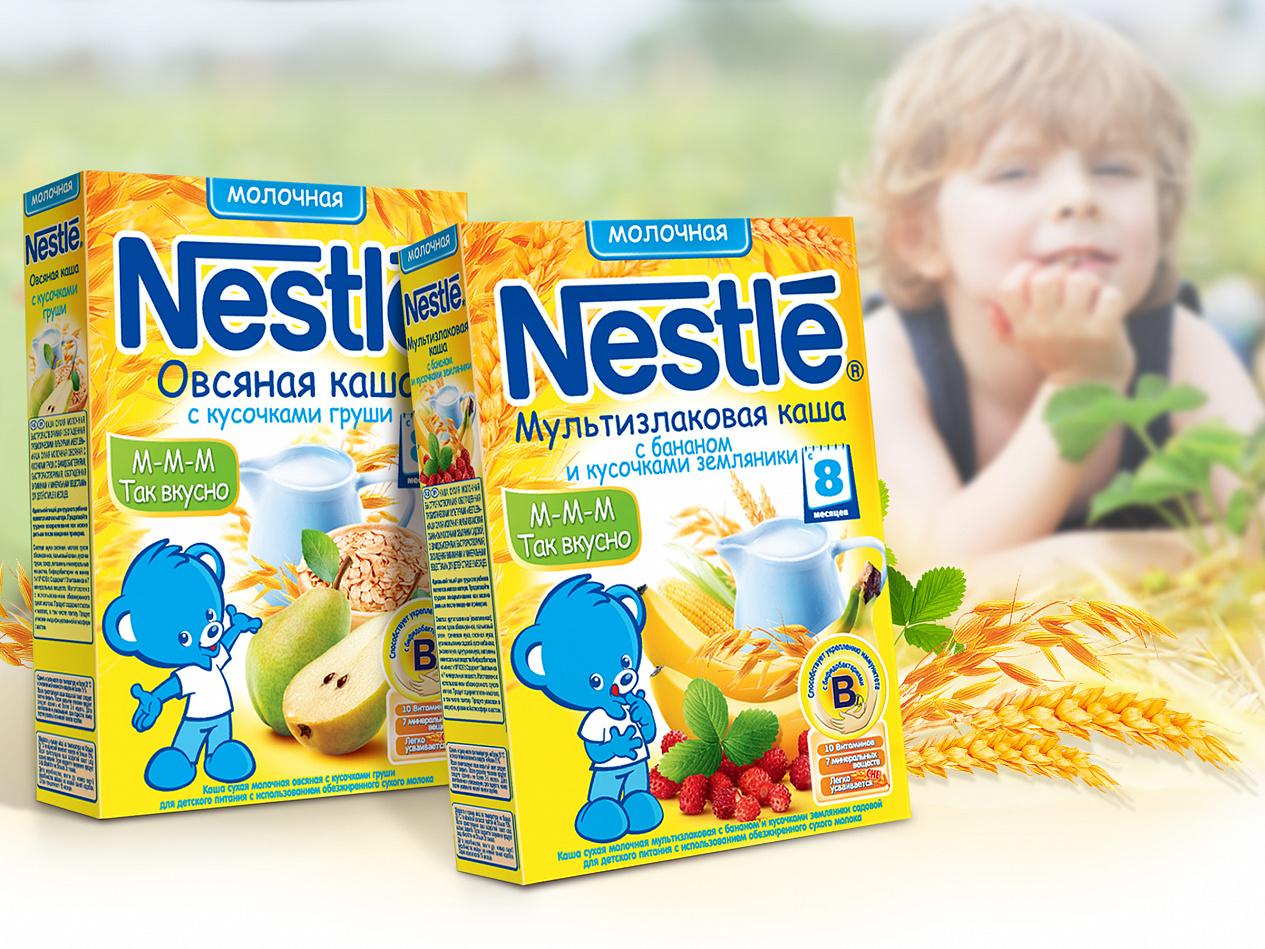 New Design of Nestle Cereals - Портфолио Depot