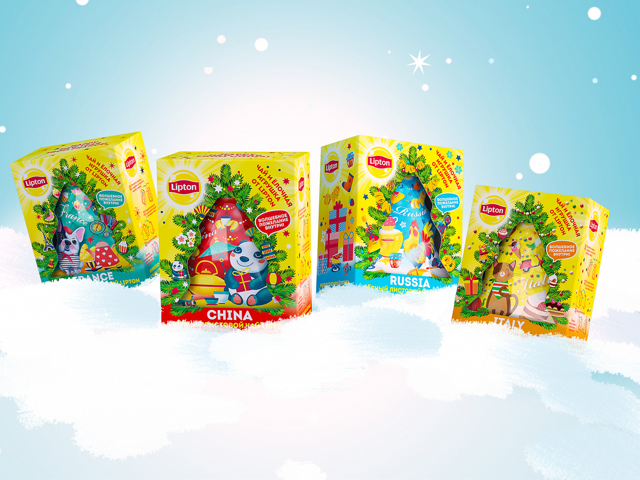 Lipton New Year '17 - Портфолио Depot