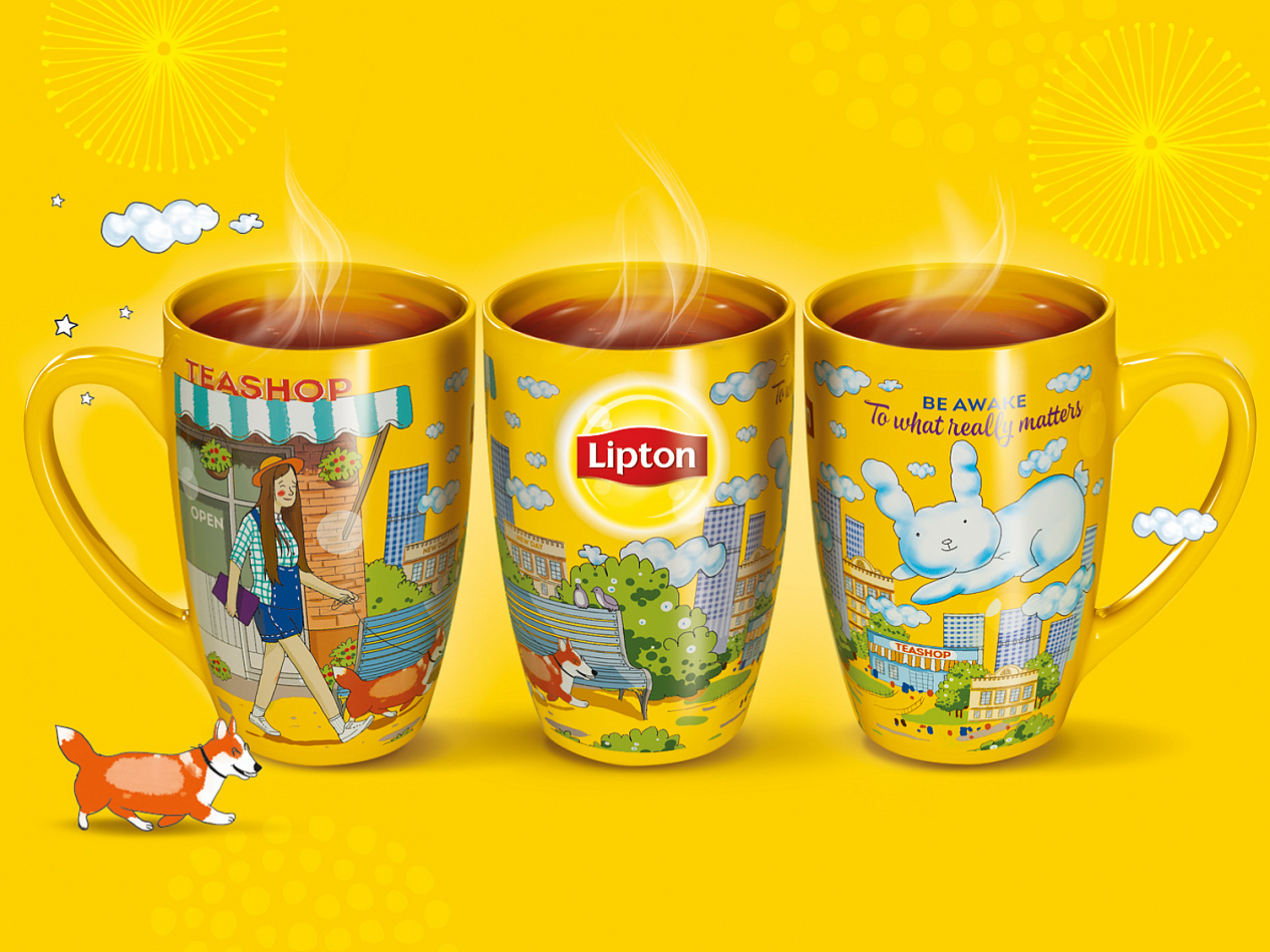 Lipton with Promo Mug '17 - Портфолио Depot