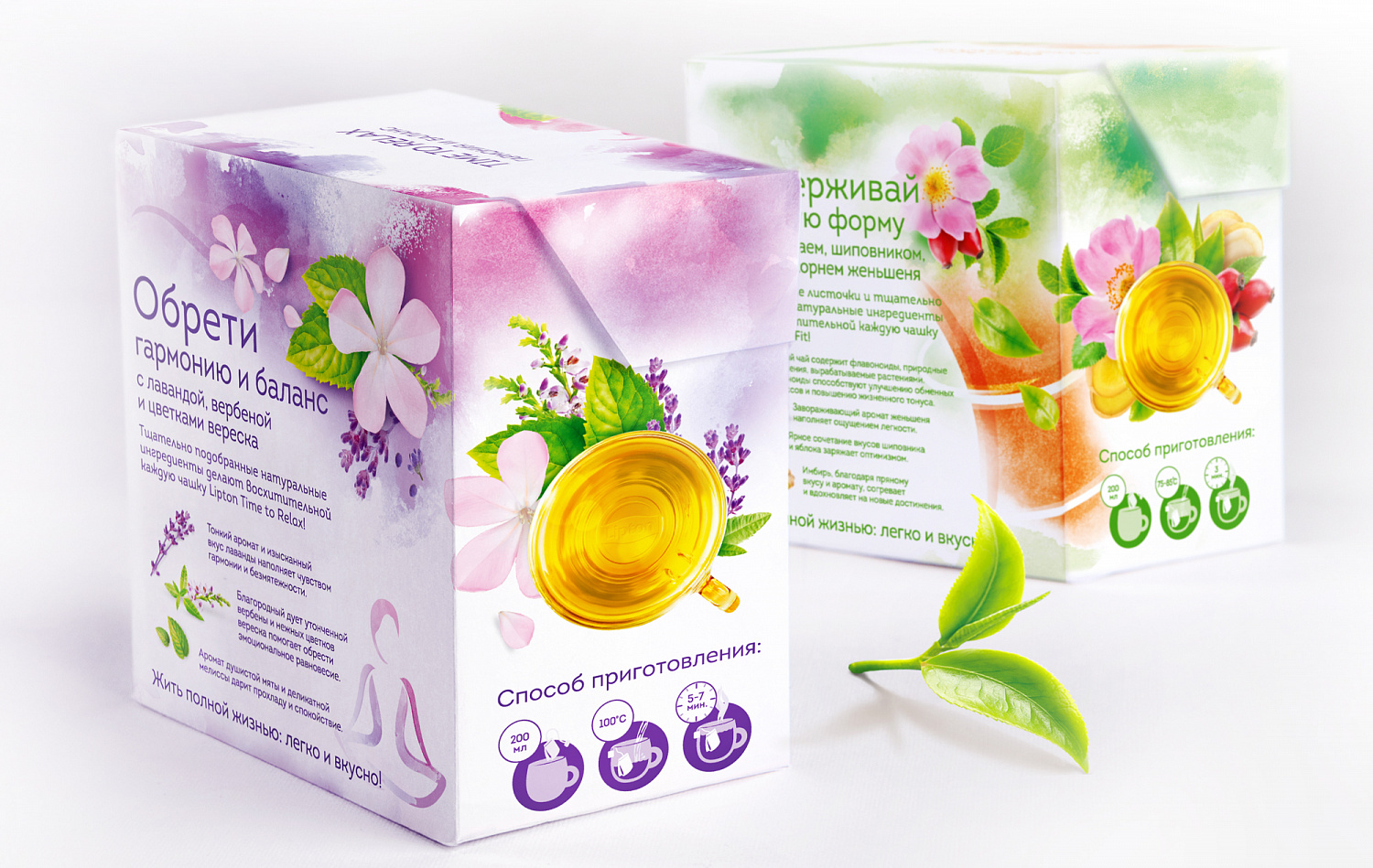 Lipton Tea-Tonics - Портфолио Depot