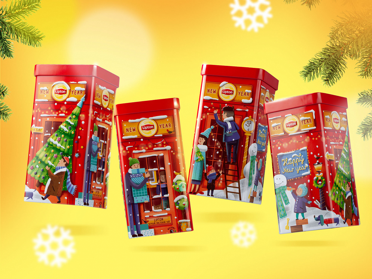 Lipton New Year '18 - Портфолио Depot