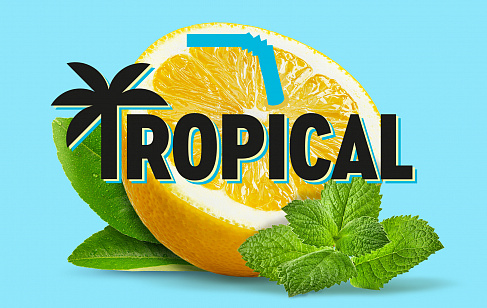 Tropical: new Iraqi lemonade brand design