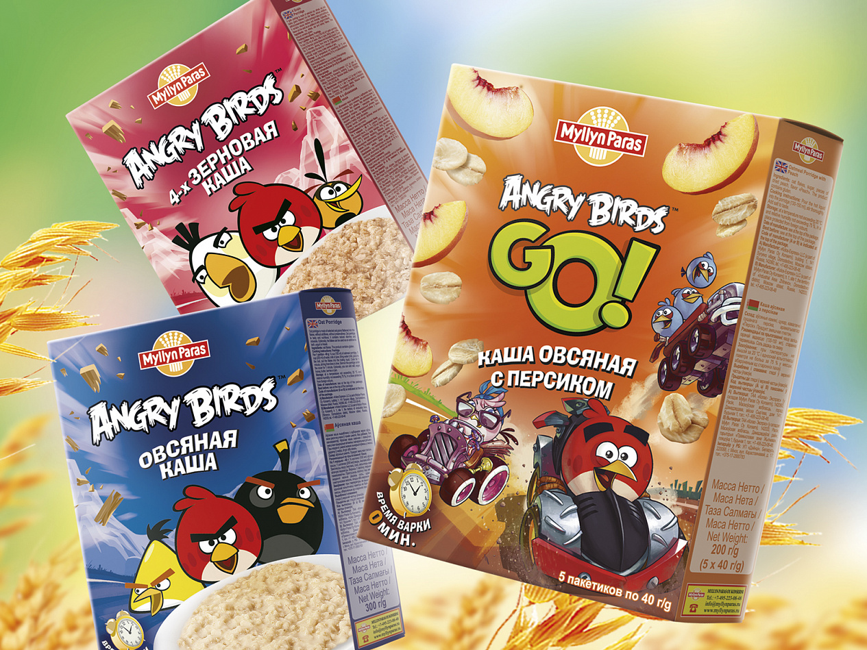 Porridges Angry Birds - Портфолио Depot