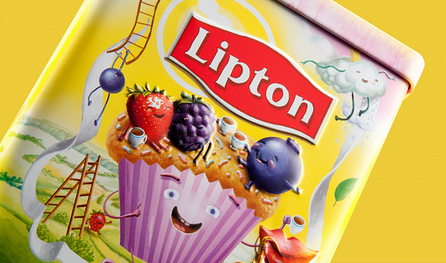 Lipton Blueberry Muffin & Forest Fruit - Портфолио Depot