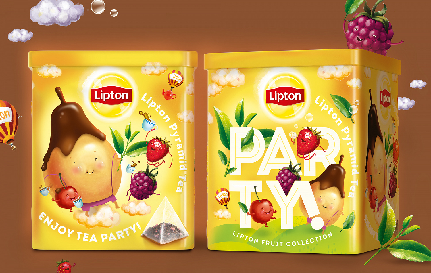 Lipton Pear & Chocolate - Портфолио Depot