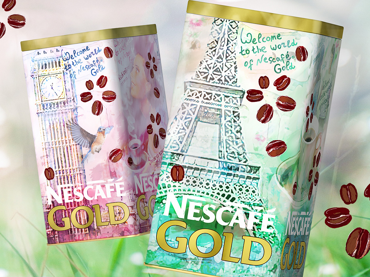 Nescafé Gold Tins '13 - Портфолио Depot