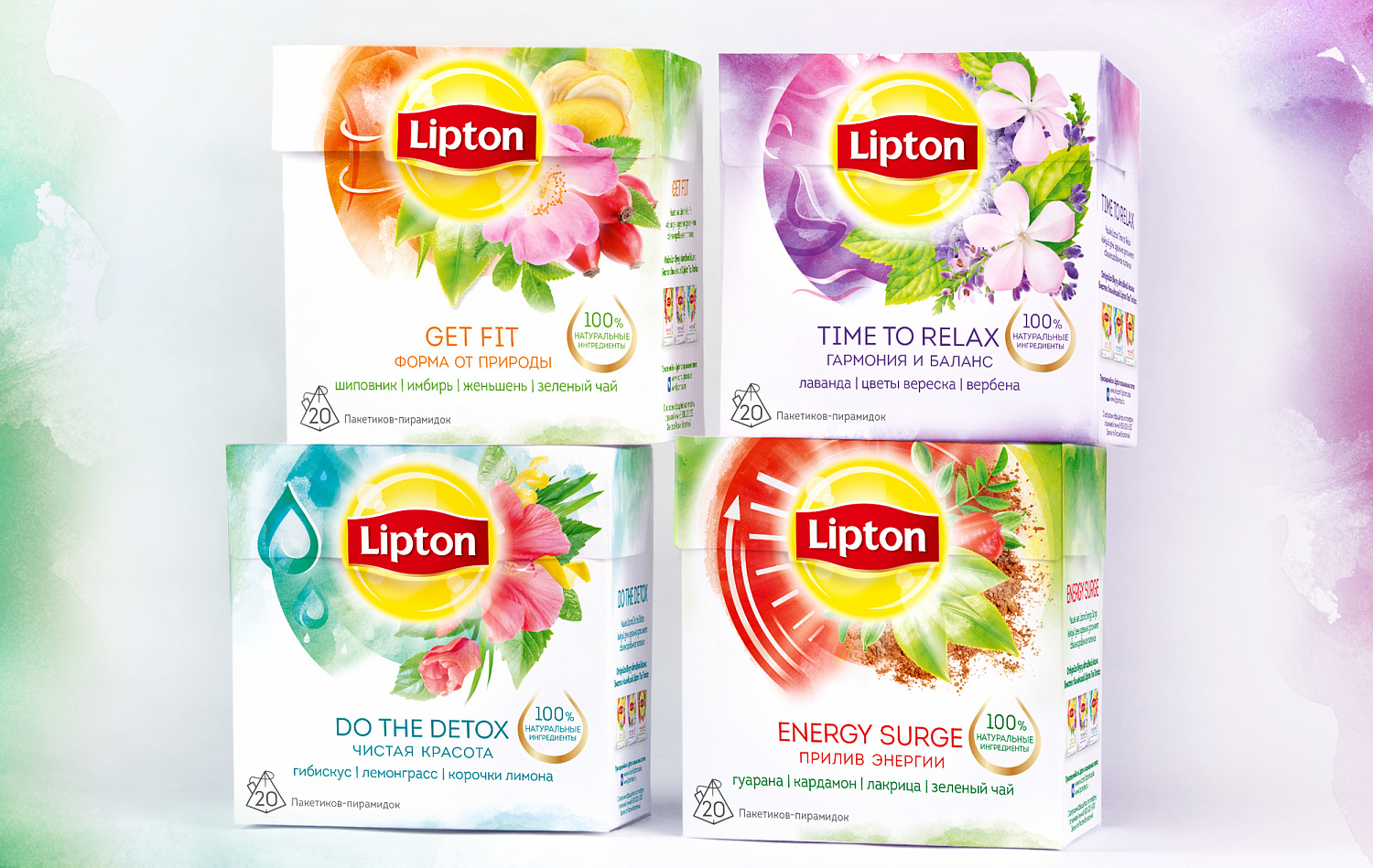 Lipton Tea-Tonics - Портфолио Depot